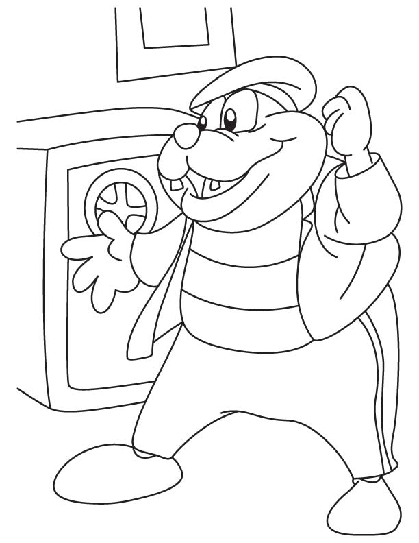 612x792 Dog Thief Coloring Page Download Free Dog Thief Coloring Page