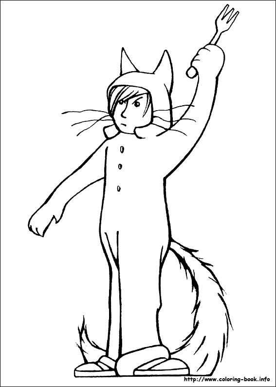 567x794 Where The Wild Things Are Coloring Pages Printable