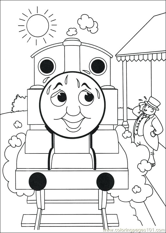 567x794 Thomas And Friends Coloring Page Coloring Pages Of And Friends