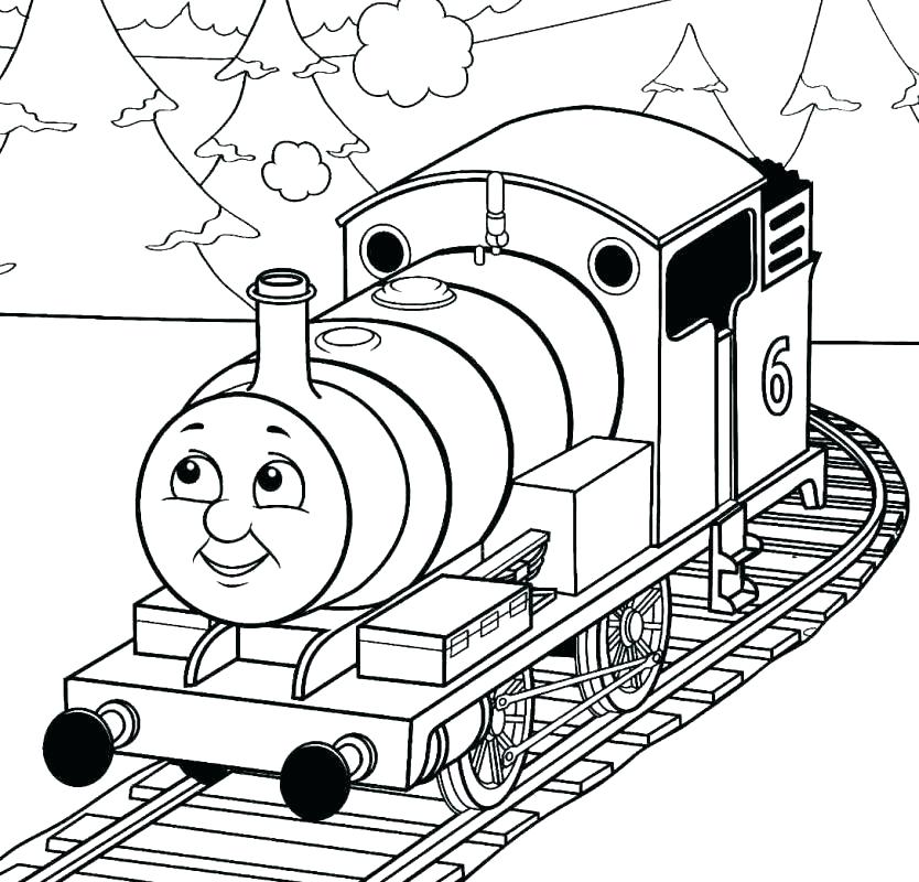 834x800 Thomas The Train Coloring Pages To Print The Tank Engine Birthday