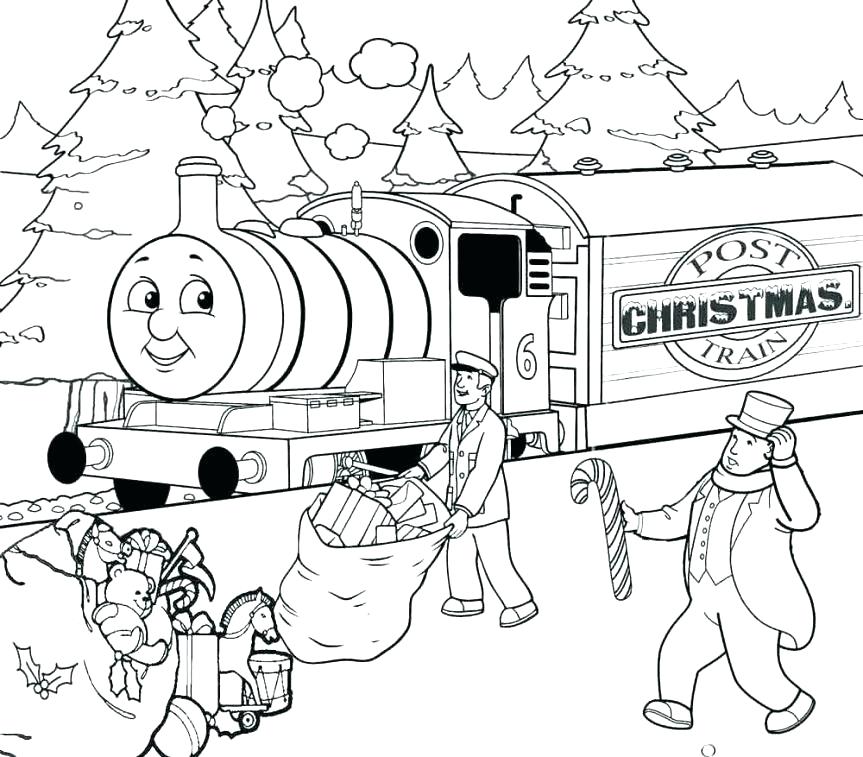 863x757 Thomas Train Coloring Page The Train Coloring Pages Free On Best