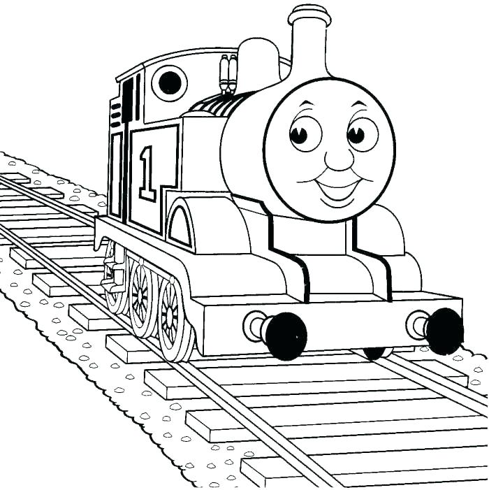 700x701 Thomas The Tank Engine Christmas Coloring Pages Best Train Free