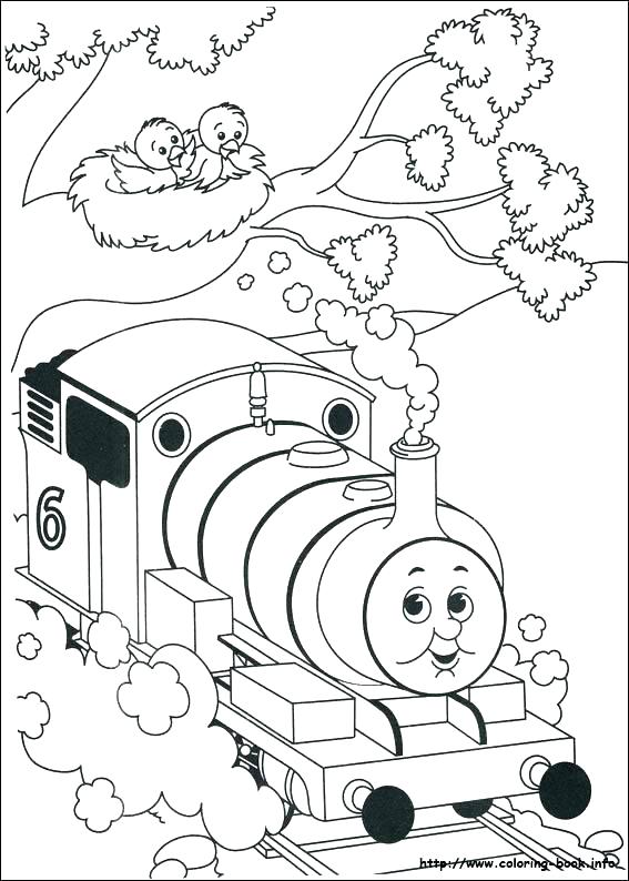 567x794 Thomas The Train Coloring Book The Train Coloring Page Pages Free