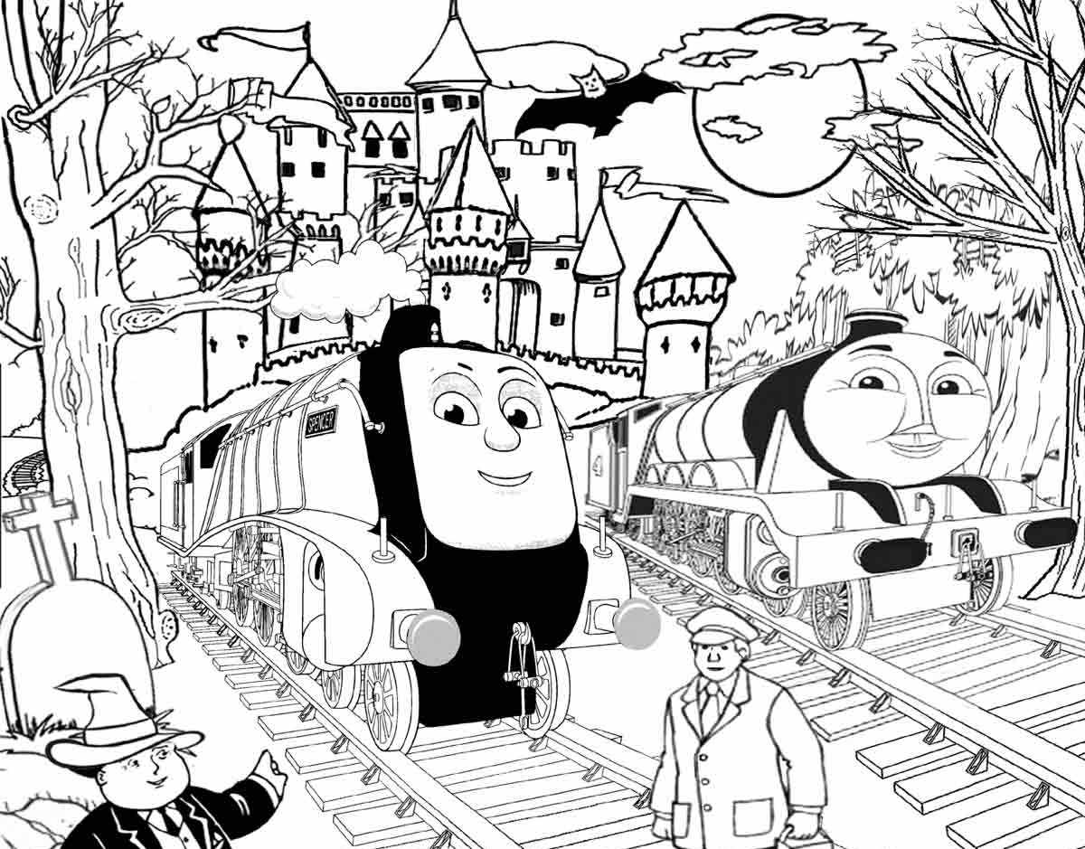 1200x939 Thomas The Train Coloring Page