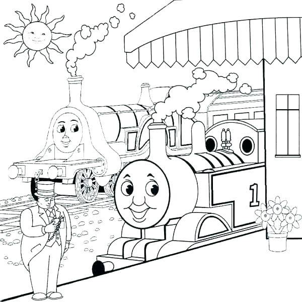 600x600 Thomas Friends Coloring Pages Friends Coloring Page