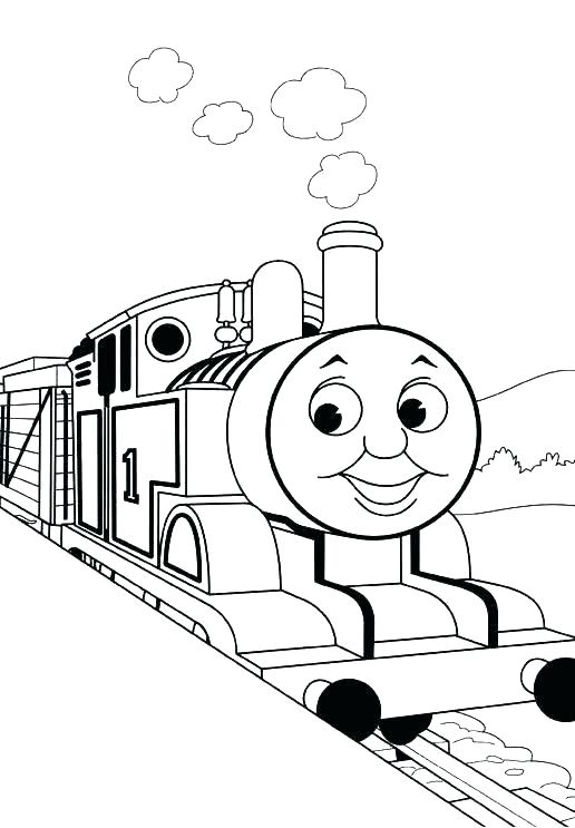 516x743 Thomas Train Coloring Or Free Train Coloring Pages