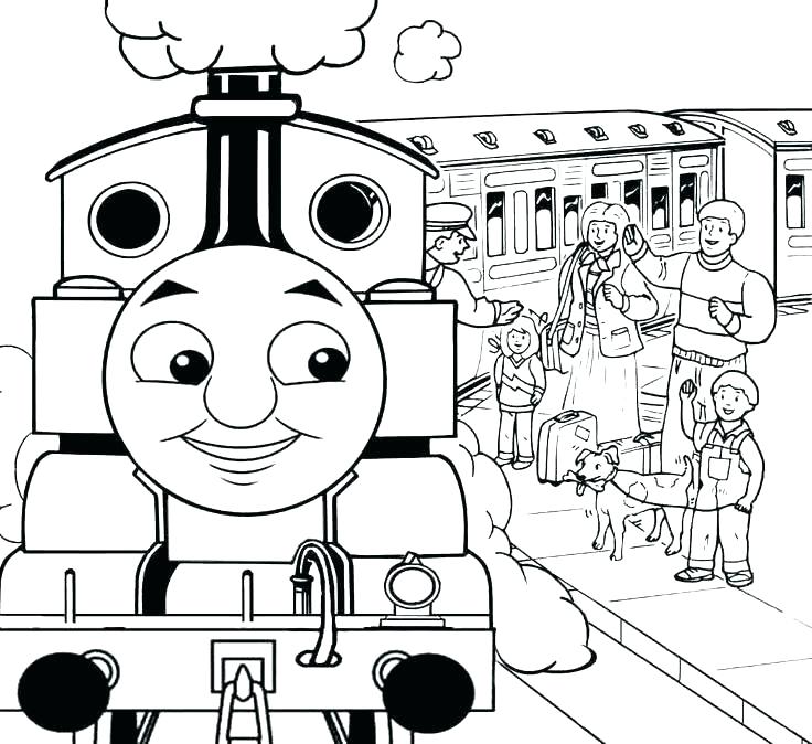 736x674 Thomas The Train Coloring Pages The Train Coloring Pages Train
