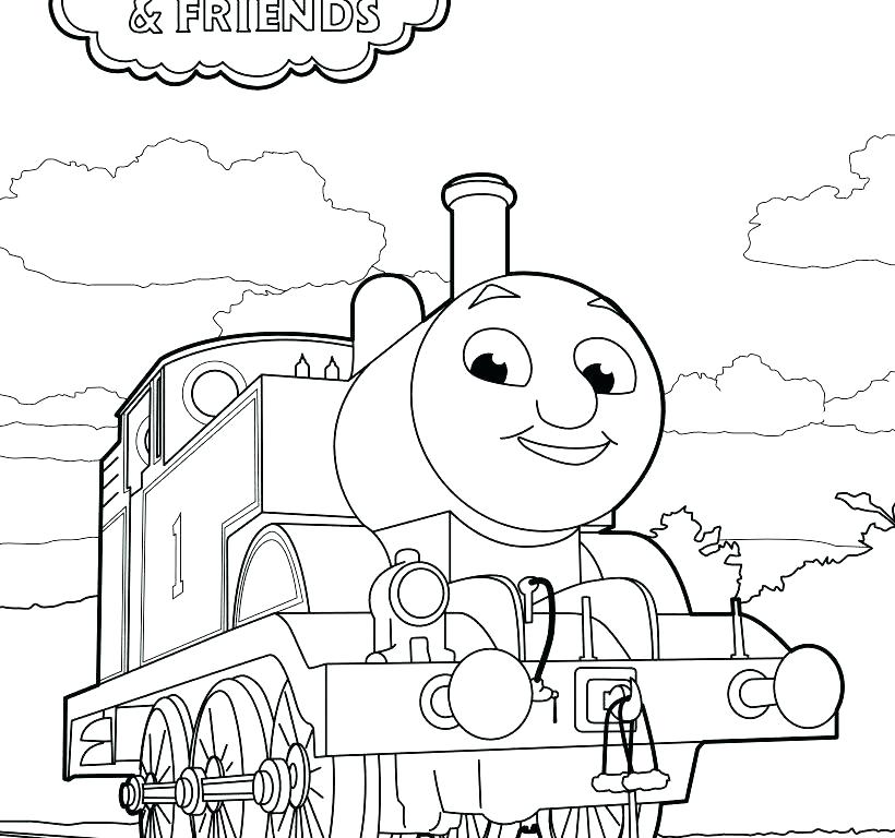 820x768 Thomas And Friends Coloring Page Vanda