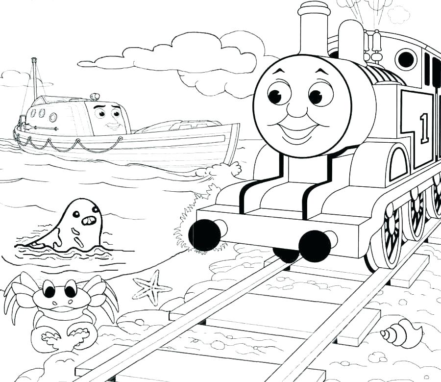 900x779 Thomas The Train Coloring Pages