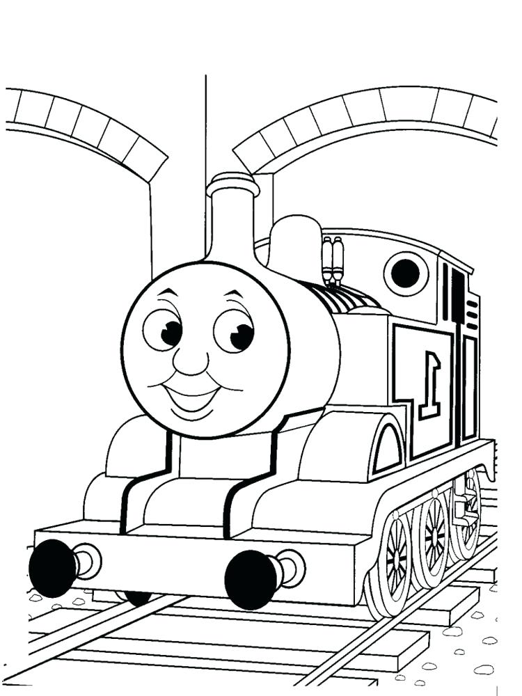 750x1000 The Train Coloring Pages And Friends Download Print Thomas Tank