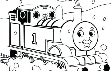 470x300 Thomas The Train Printable Coloring Pages Custom Thomas
