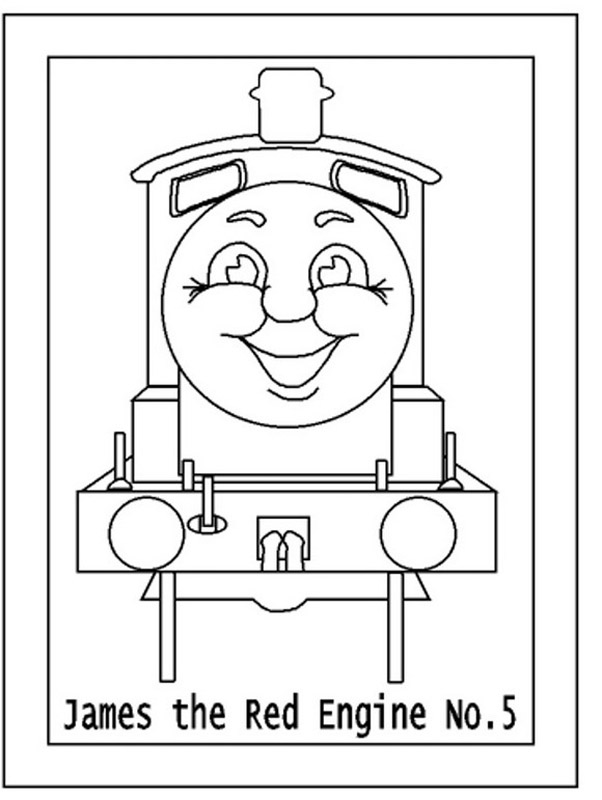 602x800 Thomas The Tank Engine Coloring Pages