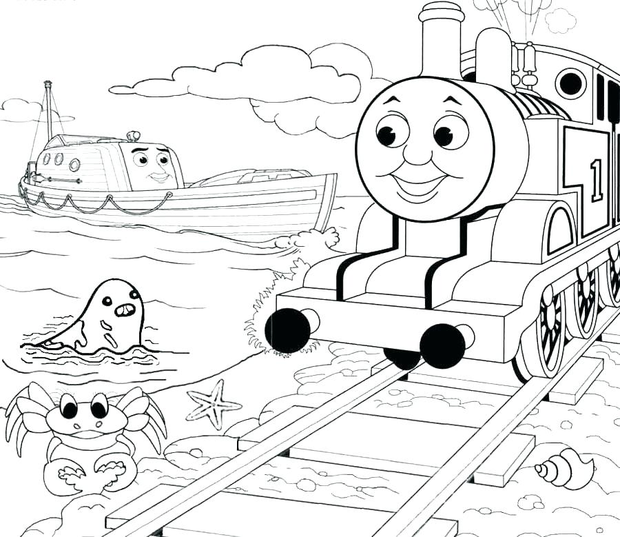 900x779 Thomas Coloring Page Coloring Pages Extraordinary The Train