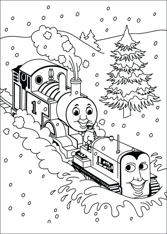 567x794 Coloring Pages Thomasnd Friends Coloring Pages Through Snow