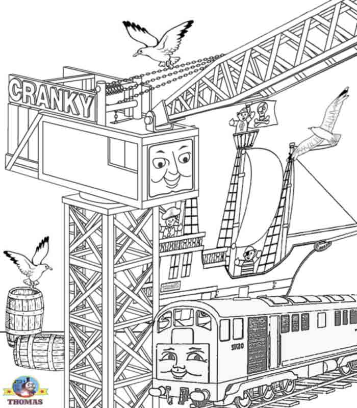 700x800 Thomas The Train Coloring Pages