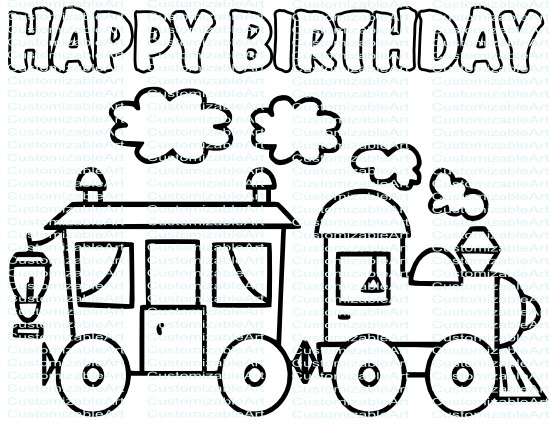 550x425 Choo Choo Train Birthday Party Printables Train Birthday Party