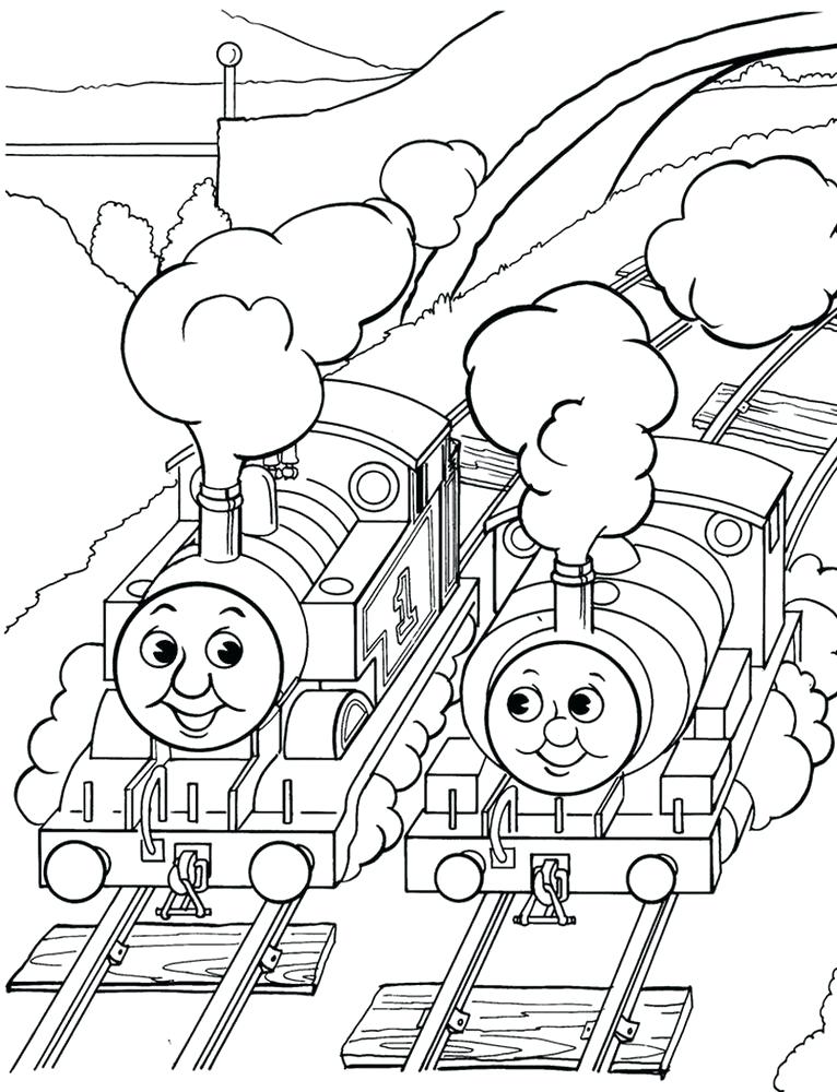 766x1000 Thomas The Tank Engine Easy Colouring Pages Train Coloring Page