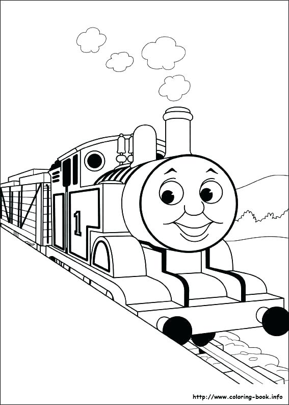 567x794 Thomas Coloring Pages Free And Friends Coloring Projects