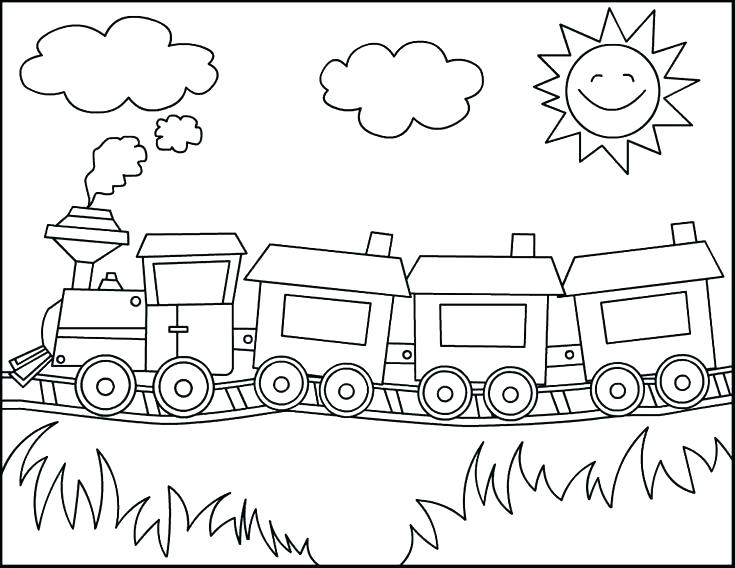 735x568 Thomas The Train Coloring Book And Click The Train Coloring