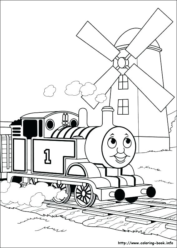567x794 Thomas The Train Coloring Book Pages Thomas Train Coloring Book