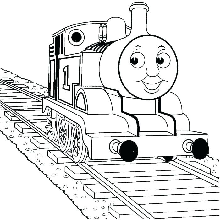 700x701 Thomas Train Coloring Page The Tank Engine Coloring Pages Online