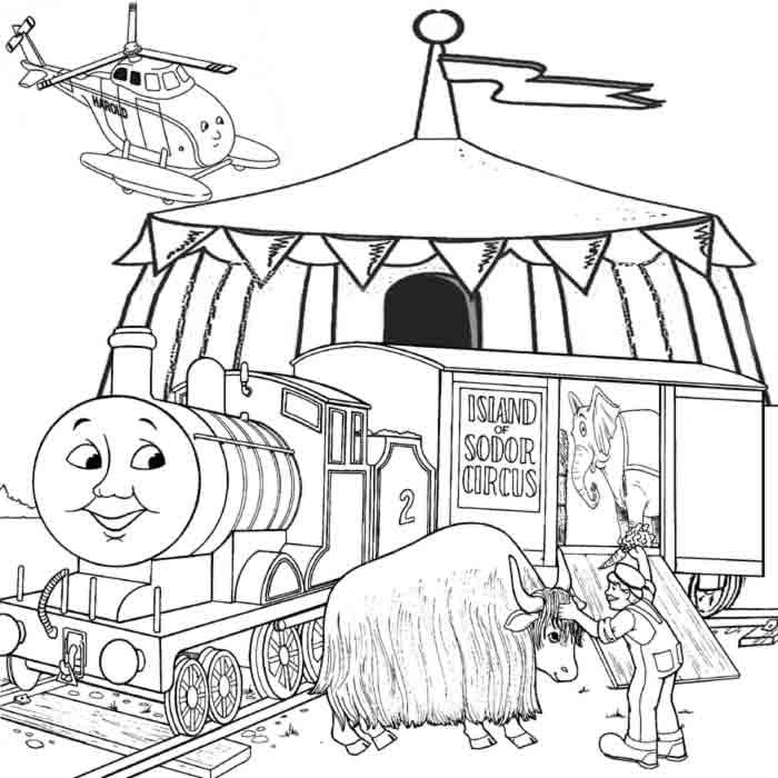 700x700 Printable Thomas The Train Coloring Pages Many Interesting Cliparts