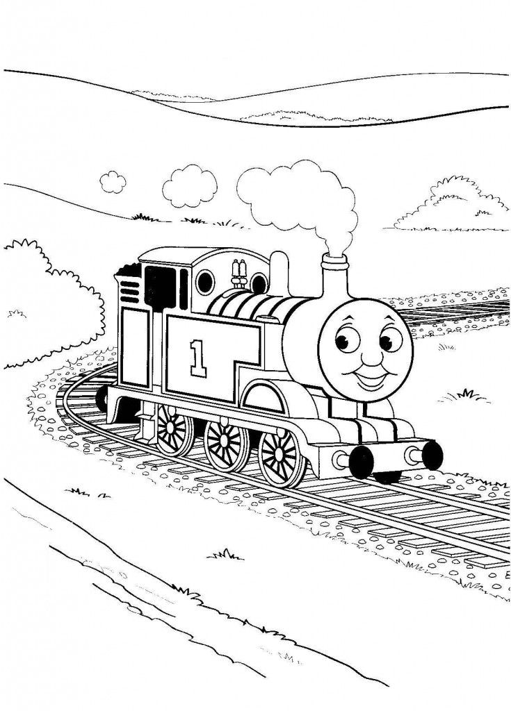 735x1024 Steam Train Coloring Pages I Thomas Friends