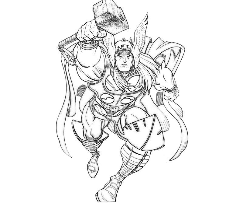 800x667 Thor Printable Coloring Pages