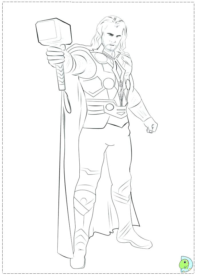 691x960 Coloring Pages Thor Pictures To Color Coloring Picture Coloring