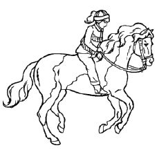 230x230 Top Free Printable Horse Coloring Pages Online Thoroughbred