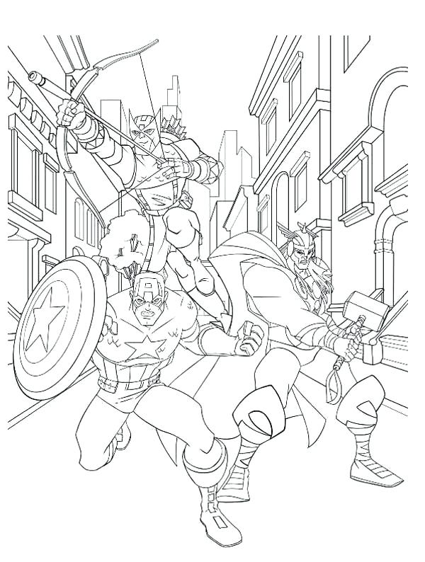 600x794 Coloring Pages Thor And Coloring Page