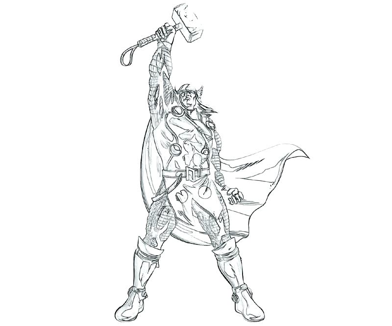 800x667 Thor Coloring Page Coloring Page Best Coloring Pages Pic Coloring