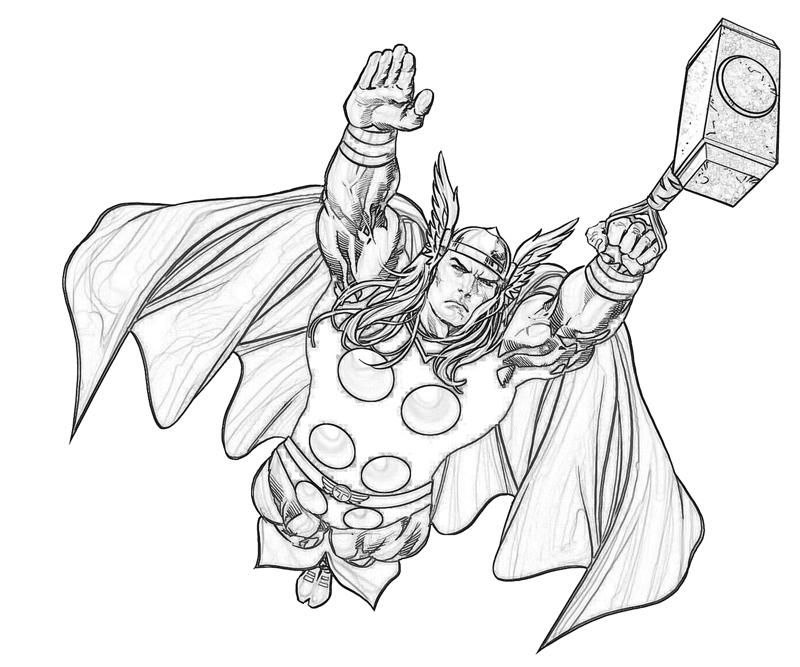 800x667 Thor Coloring Pages