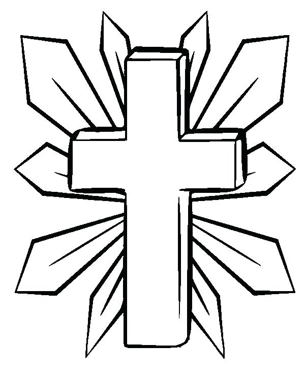 600x731 Printable Cross Coloring Pages For Adults Printable Coloring