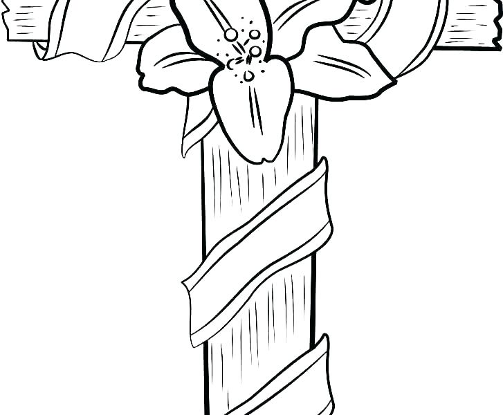 727x600 Cross Coloring Pages To Print