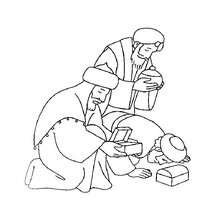 220x220 Three Kings Coloring Pages