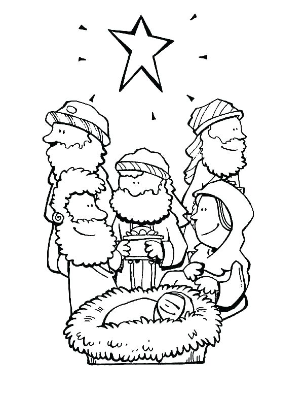 600x776 Three Wise Men Coloring Pages Print This Three Kings Coloring Page