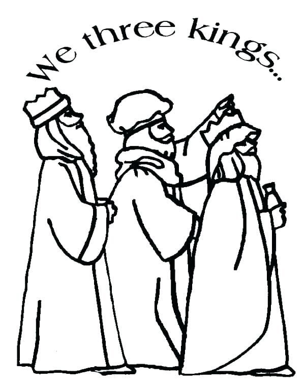 600x761 Three Kings Coloring Pages