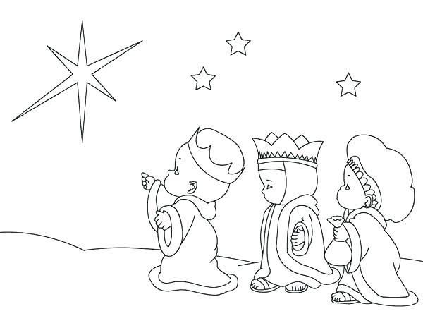600x465 Three Kings Coloring Pages