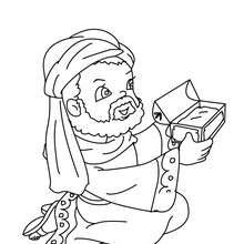 220x220 Three Wise Men Coloring Pages