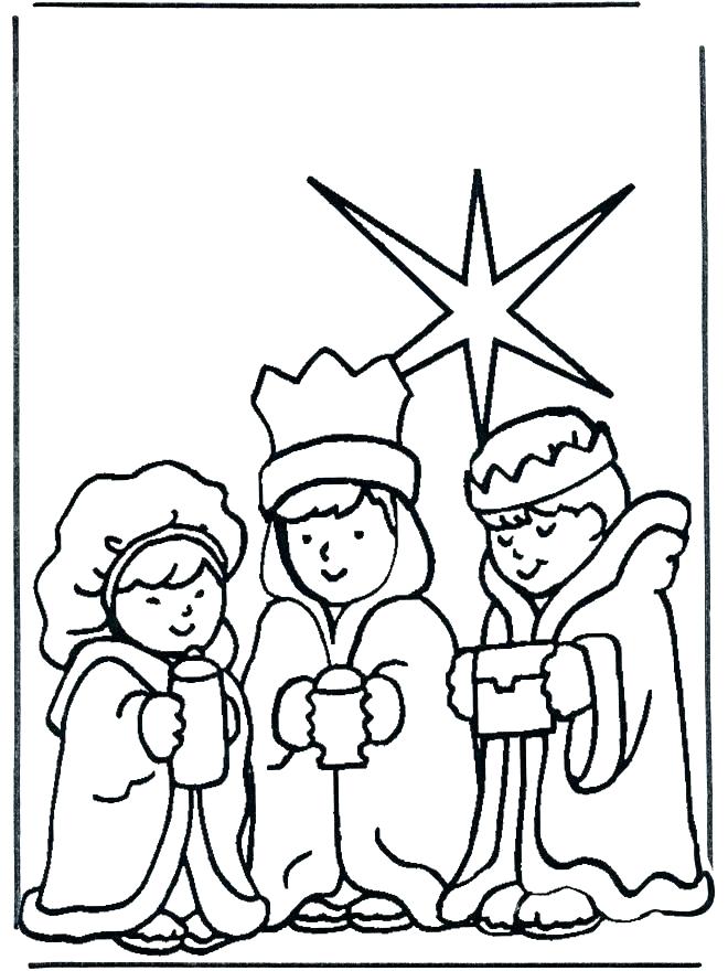 660x880 Three Wise Men Coloring Pages