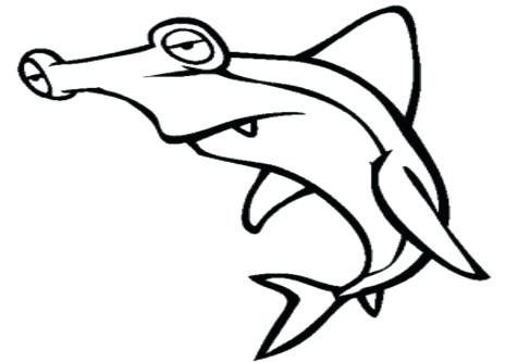 476x333 Hammerhead Shark Coloring Page Sharks Coloring Pages Great White