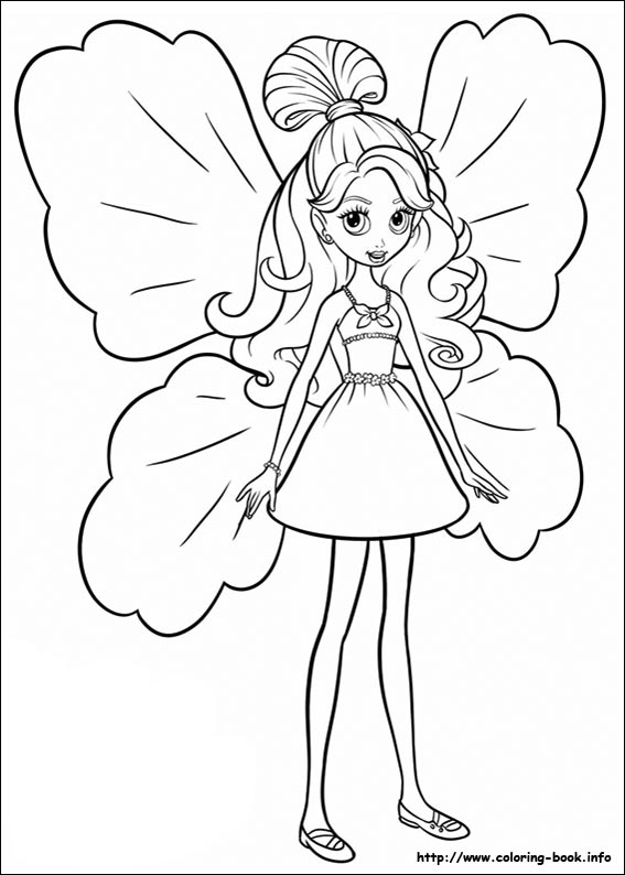 567x794 Thumbelina Coloring Pages