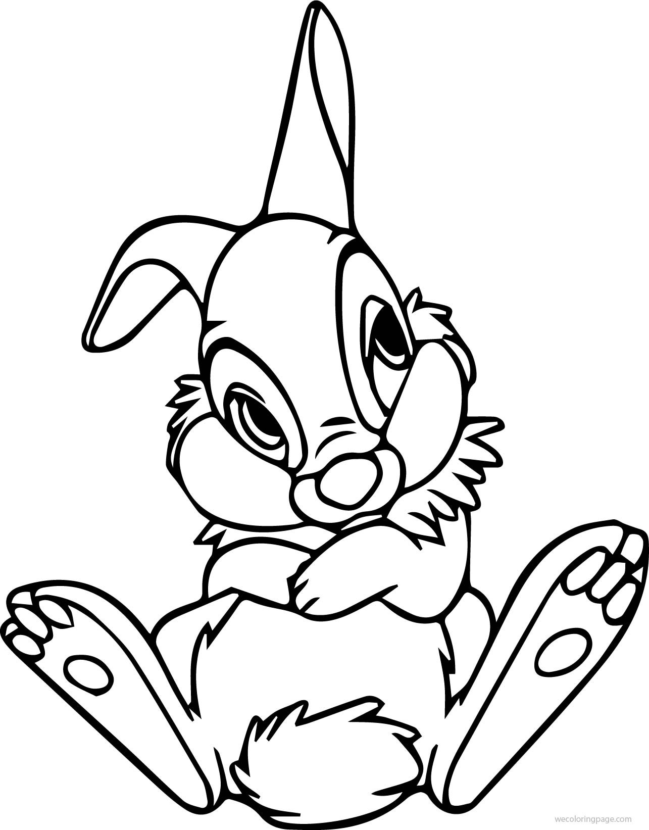 1285x1643 Best Of New Thumper Rabbit Coloring Pages