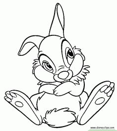 236x263 Free Coloring Pages Of Bambi And Thumper Drawings