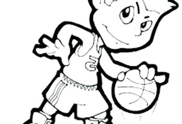 600x409 Thunder Basketball Coloring Sheets Kids Coloring Free Printable