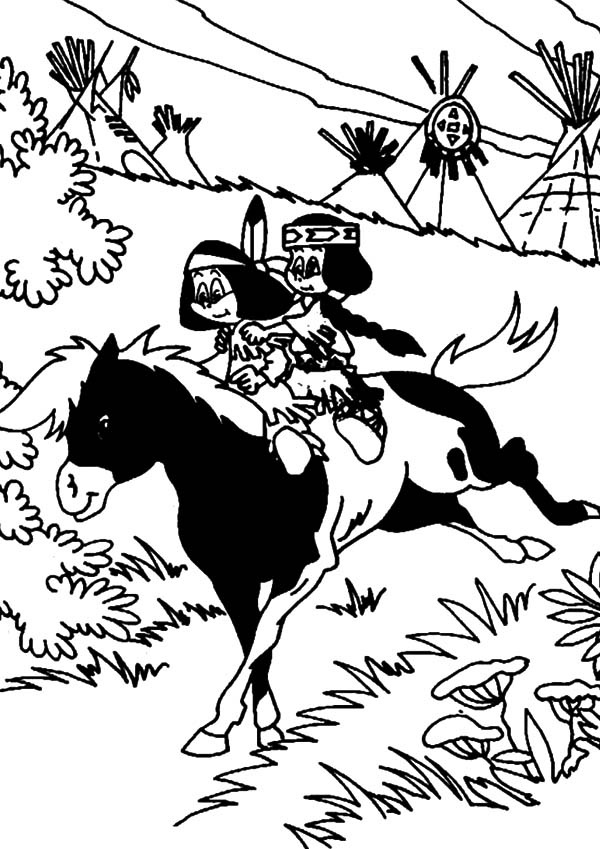 600x849 Yakari And Rainbow Ride Little Thunder Coloring Pages Batch Coloring