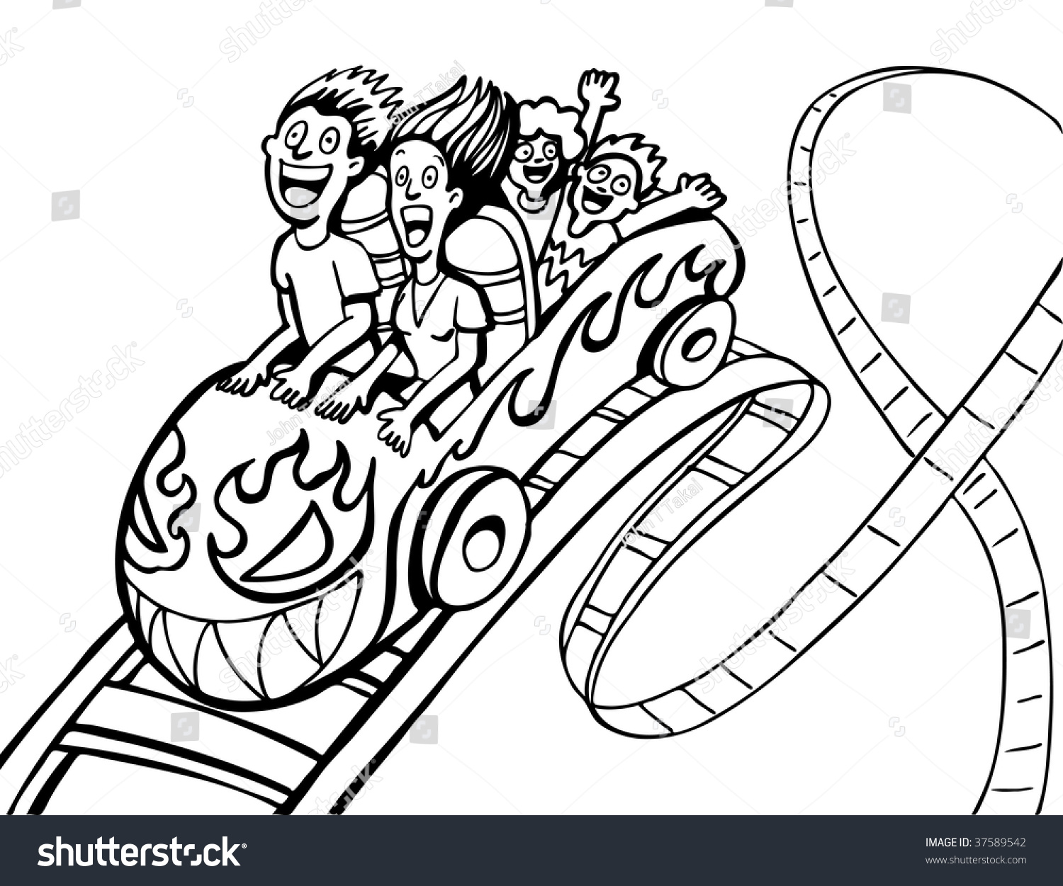 1500x1251 Tested Roller Coaster Coloring Pages Beautiful