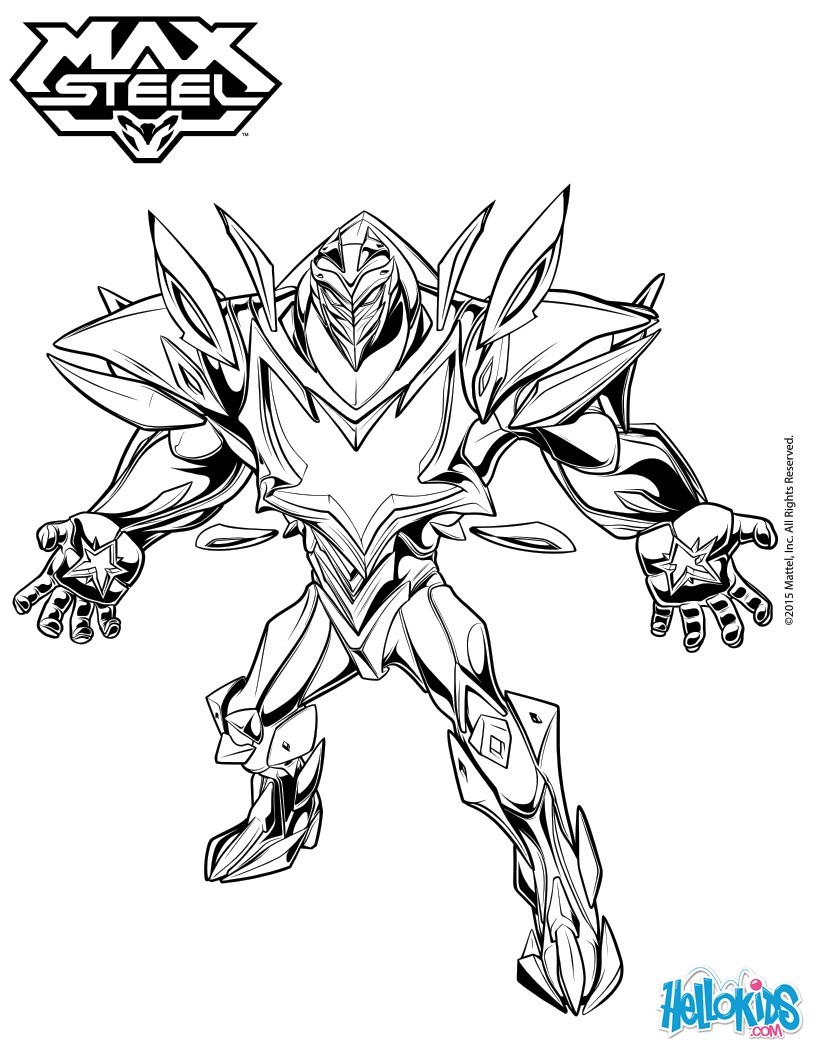 820x1060 Max Steel Coloring Pages