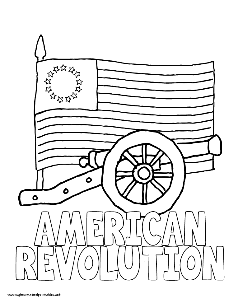 765x990 Revolutionary War Coloring Pages